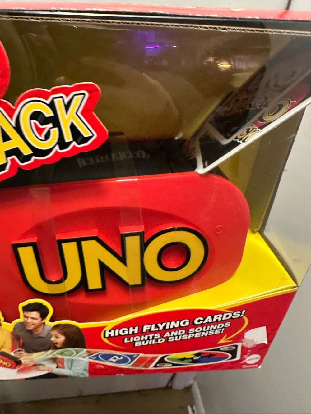 UNO Attack Electronic Card Game Mattel GTX66 Complete w/ Original Box